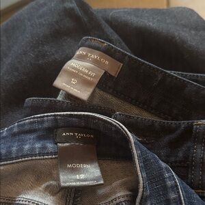 Ann Taylor Slim Fit Men's Jeans - Deep Indigo